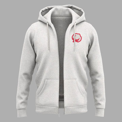 Special 2025 Cotton Bowl White Uniform Ohio State Football Zip Hoodie