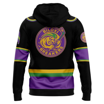 Biloxi Breakers Mardi Gras Hoodie