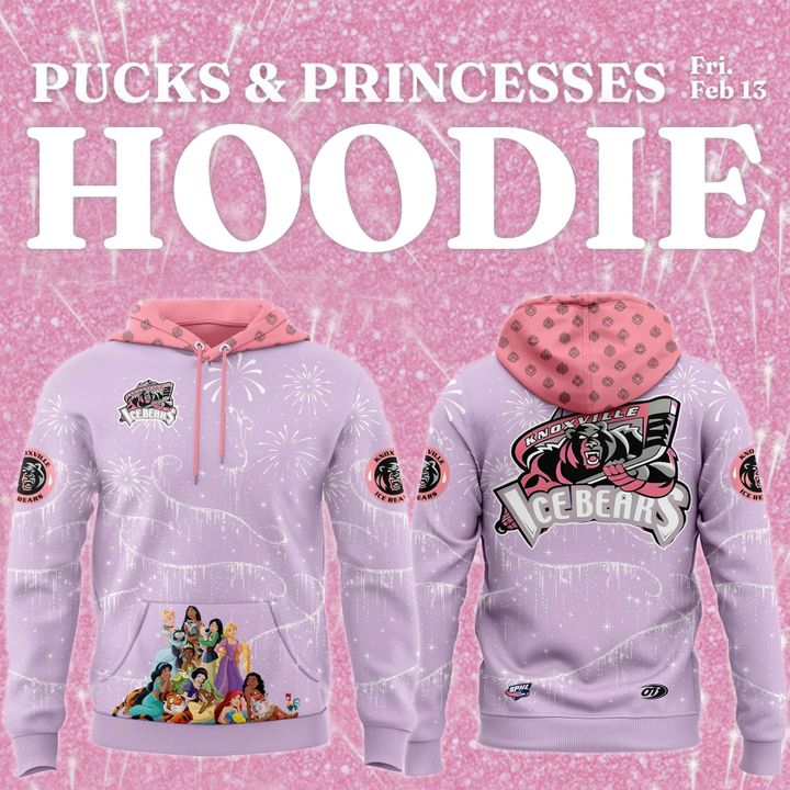 Knoxville Ice Bears Pucks &amp; Princesses Specialty Hoodie