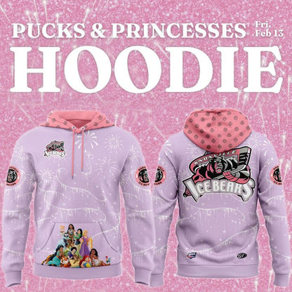 Knoxville Ice Bears Pucks &amp; Princesses Specialty Hoodie