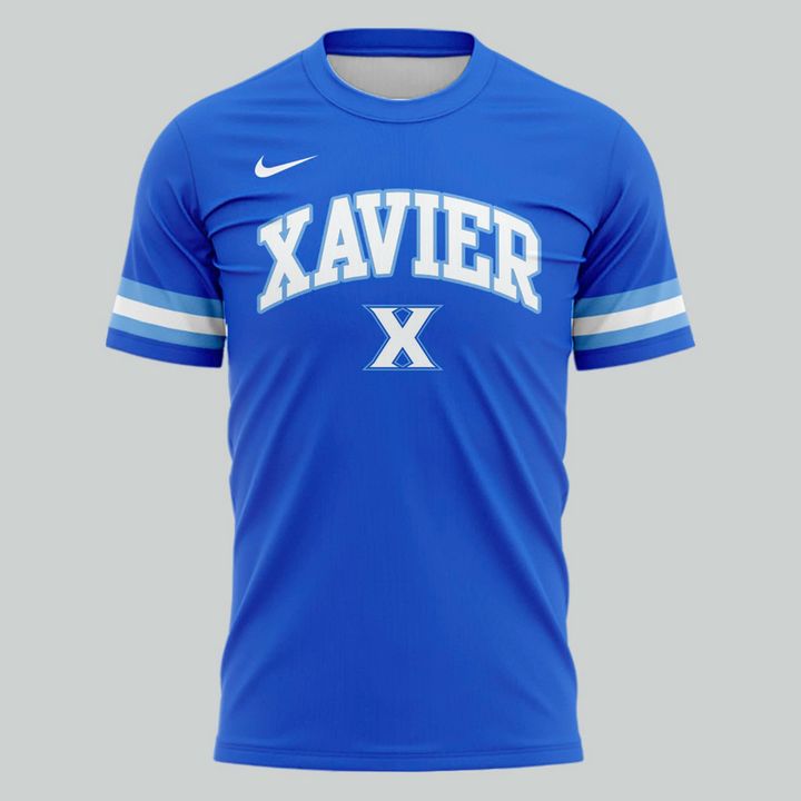 Xavier Basketball Running Man Uniform T-Shirt - Special Edition