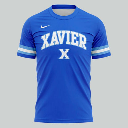 Xavier Basketball Running Man Uniform T-Shirt - Special Edition