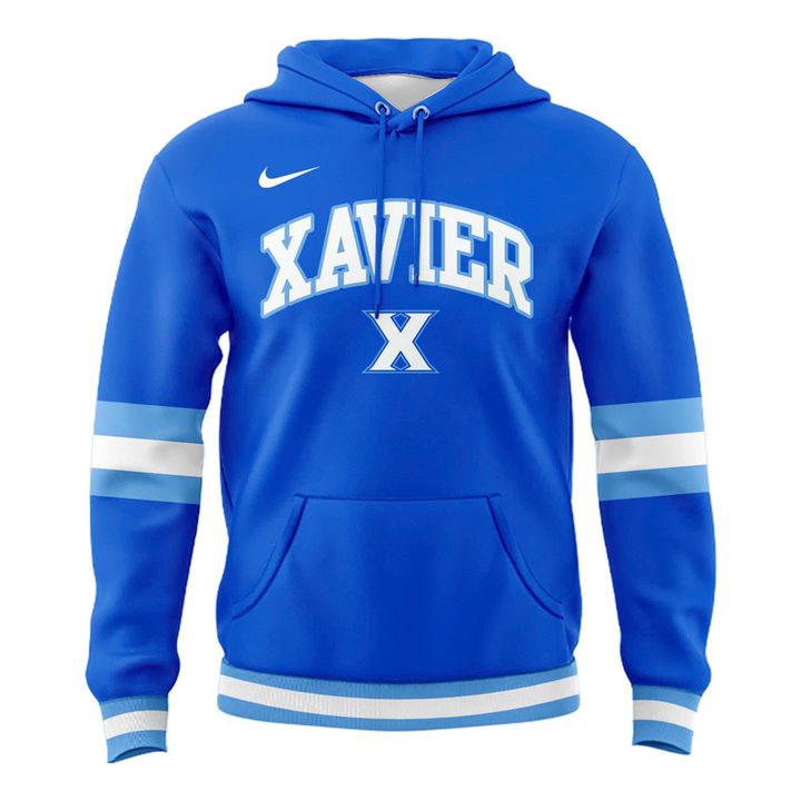 Xavier Basketball Running Man Uniform Hoodie - Special Edition