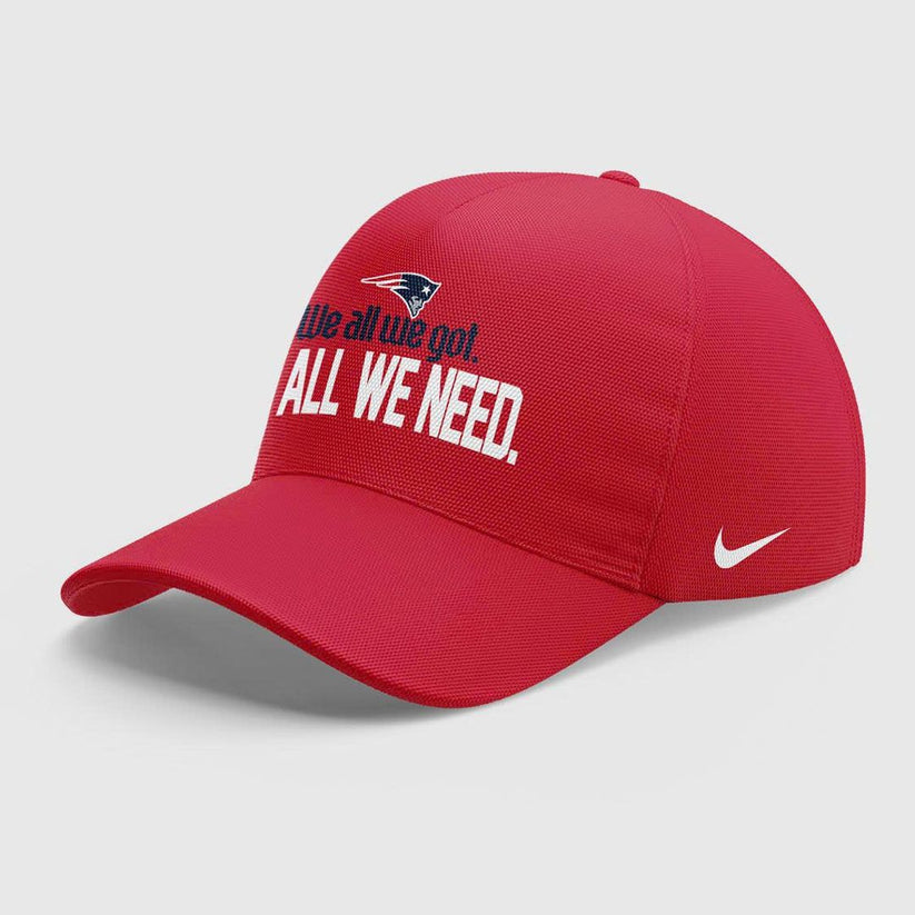 New England Patriots "We All We Got, We All We Need" Combo TShirt