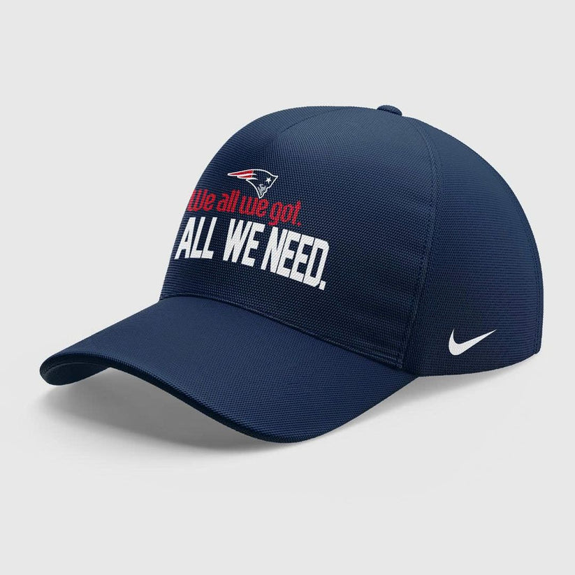 New England Patriots "We All We Got, We All We Need" Combo TShirt