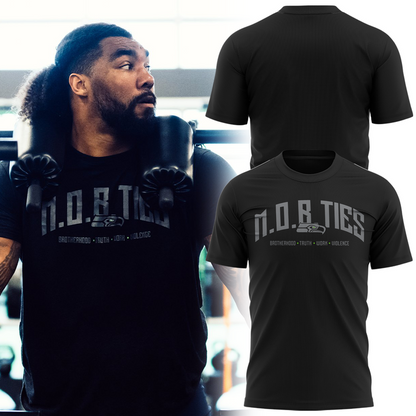 Leonard Williams MOB Ties Brotherhood-Truth-Work-Violence T-Shirt