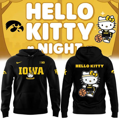 Special 2026 Hello Kitty Iowa Women's Basketball Hoodie