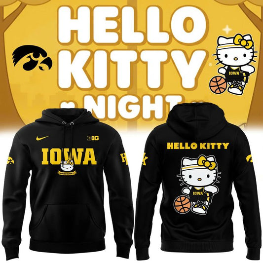 Special 2026 Hello Kitty Iowa Women's Basketball Hoodie