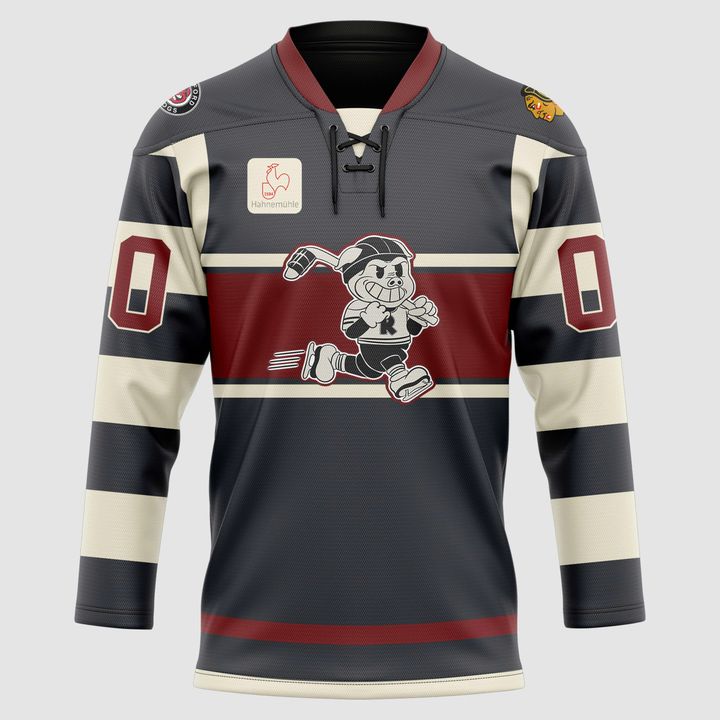 Rockford IceHogs in the 1920's jersey Custom Name And Number.