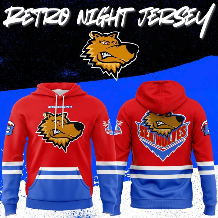 Biloxi Breakers 2026 Retro Night Hoodie