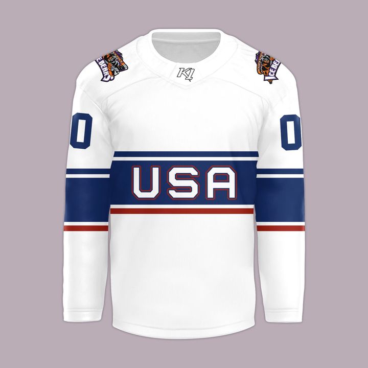 Knoxville Ice Bears Go for Gold Night Jersey