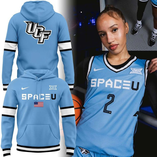 UCF Basketball Canaveral Blue Space Uniform Hoodie - Limited Edition