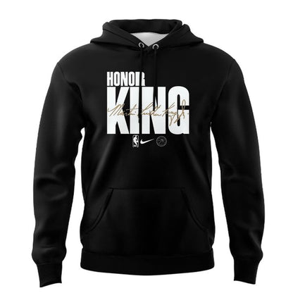 History Month MLK Jr Day Team Issued Game Warm Up Hoodie
