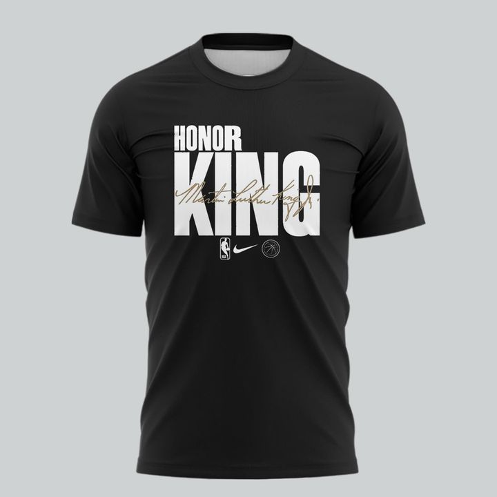 History Month MLK Jr Day Team Issued Game Warm Up T-Shirt