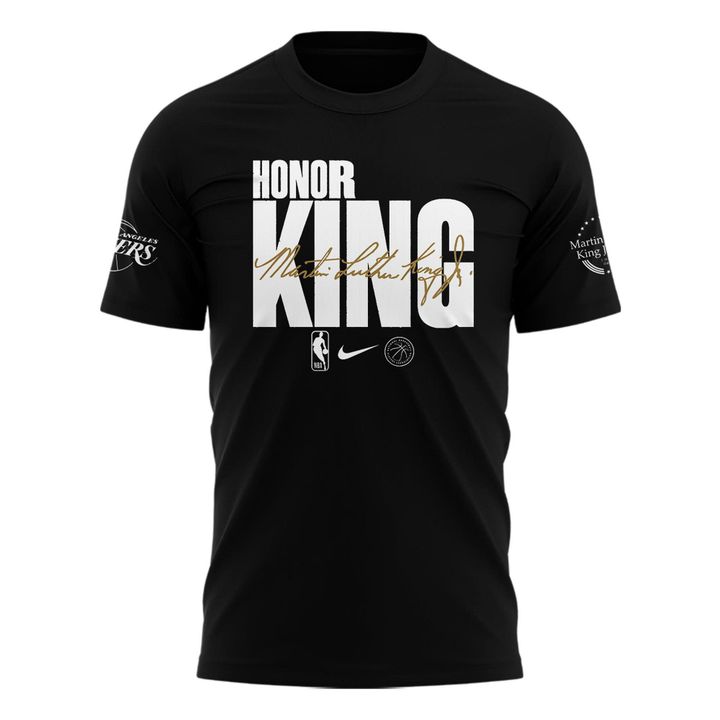 Limited edition T-Shirt Los Angeles Lakers Honoring MLK for fans