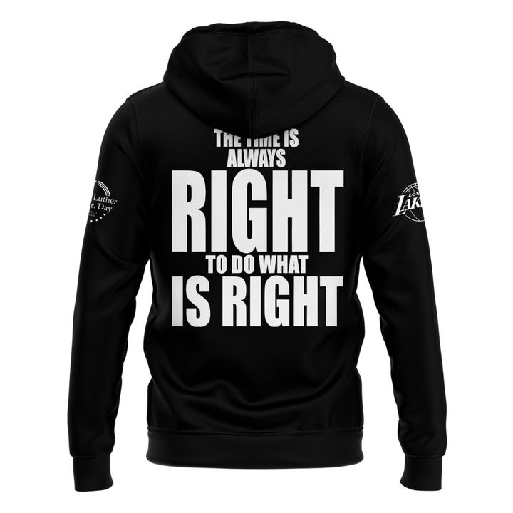 Special Edition Hoodie Los Angeles Lakers Honoring MLK for fans