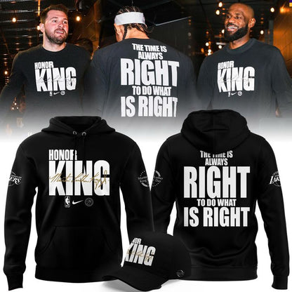 Special Edition Hoodie Los Angeles Lakers Honoring MLK for fans