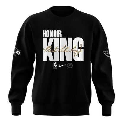 Special Edition Sweatshirt Los Angeles Lakers Honoring MLK for fans