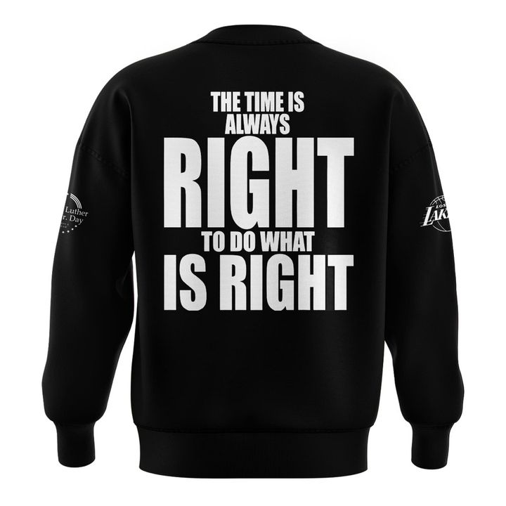 Special Edition Sweatshirt Los Angeles Lakers Honoring MLK for fans