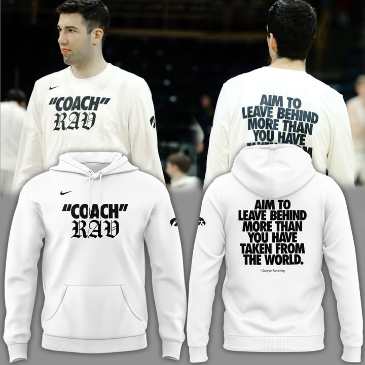 Special 2026 Coach Rav Iowa Men's Basketball Hoodie
