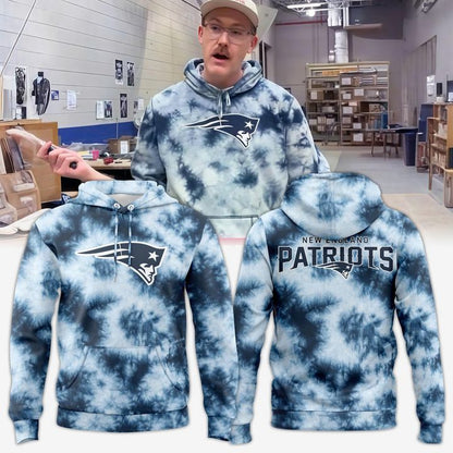HOODIE TIE DYE PATRIOTS(V2)
