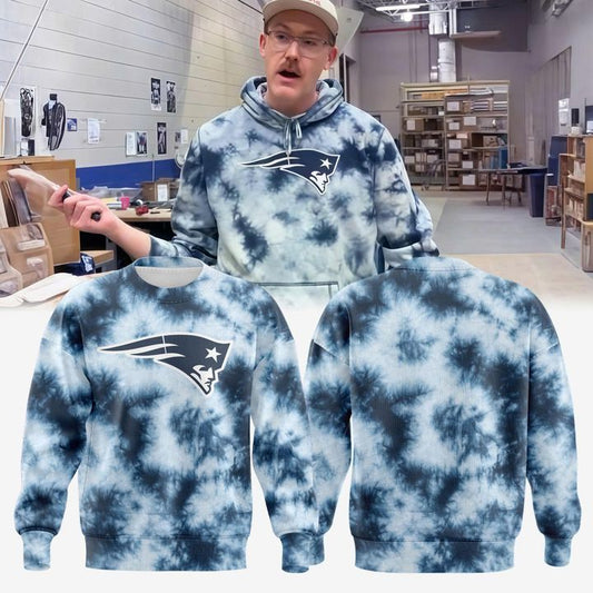 SWEATSHIRT TIE DYE PATRIOTS