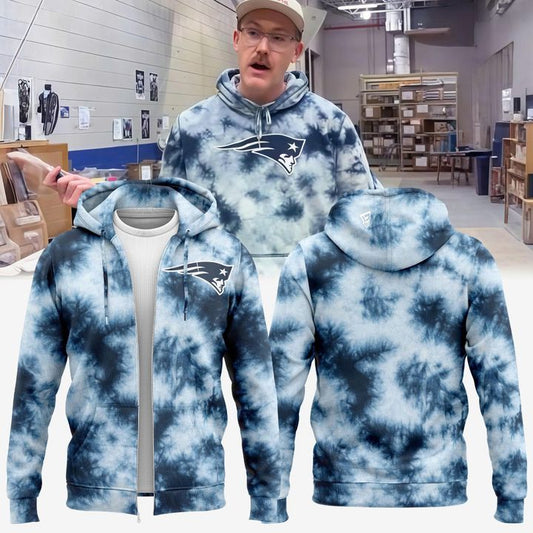ZIP HOODIE TIE DYE PATRIOTS