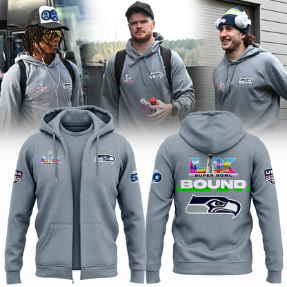 Seattle Seahawks 2026 Bowl LX Zip Hoodie