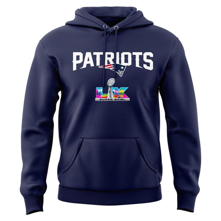 New England Patriots 2026 Bowl LX Hoodie V1