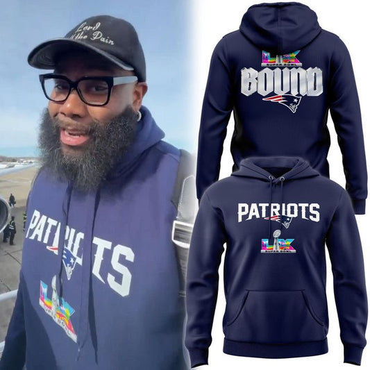 New England Patriots 2026 Bowl LX Hoodie V2