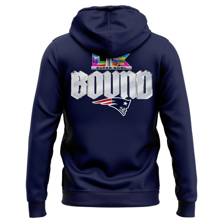 New England Patriots 2026 Bowl LX Hoodie V2