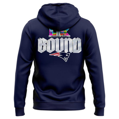 New England Patriots 2026 Bowl LX Hoodie V2