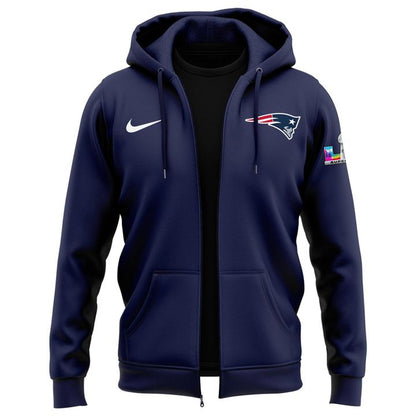 New England Patriots Super Bowl Bound Zip Hoodie V2