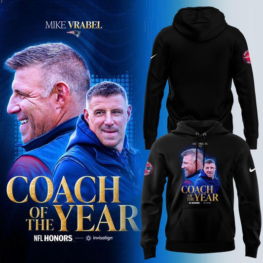 Mike Vrabel Coach of the Year Legacy Hoodie V1