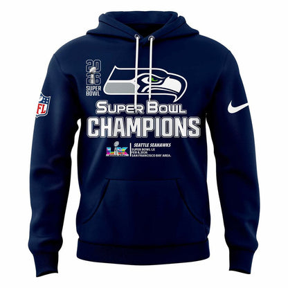 Seattle Seahawks Super Bowl LX Champions Limited Edition Hoodie