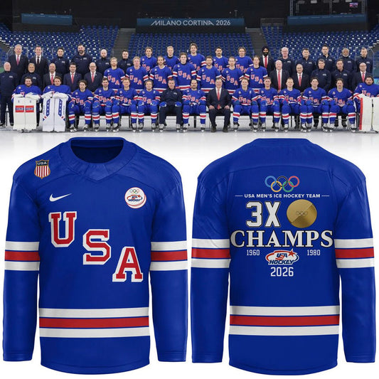 USA 2026 Hockey Jersey V3