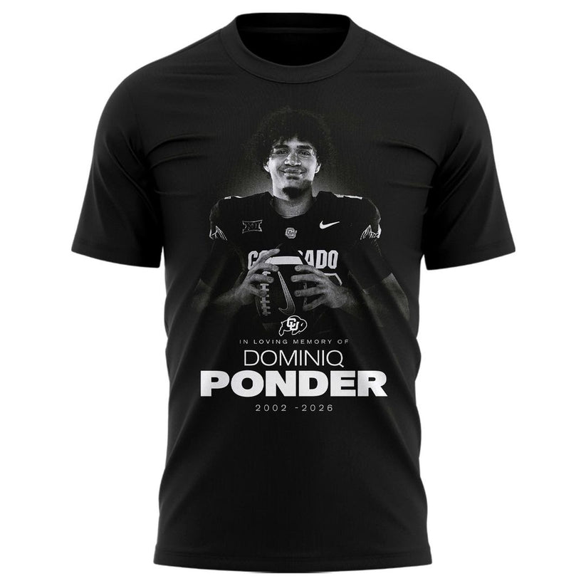 In Loving Memory of Dominiq Ponder 2002–2026 Tribute T-Shirt