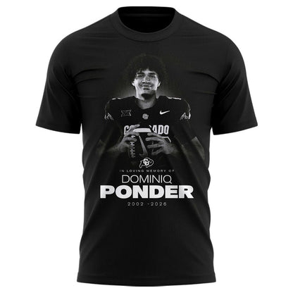 In Loving Memory of Dominiq Ponder 2002–2026 Tribute T-Shirt