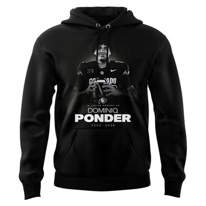 In Loving Memory of Dominiq Ponder 2002–2026 Tribute Hoodie