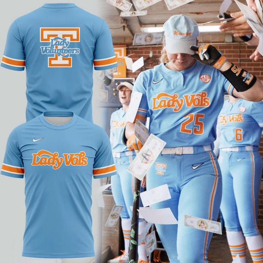 Lady Vols Softball “Summitt Blue” Uniform T-Shirt - Limited Edition