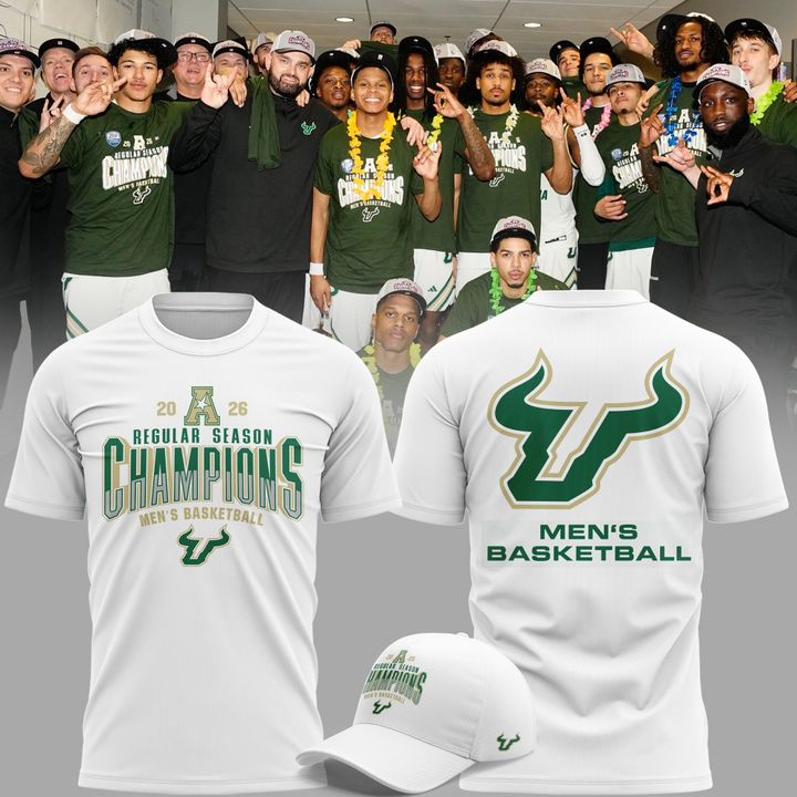 South Florida Bulls Men's Basketball Regular Season Champions T-shirt