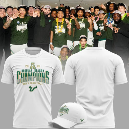 South Florida Bulls Men's Basketball Regular Season Champions T-shirt(v1)