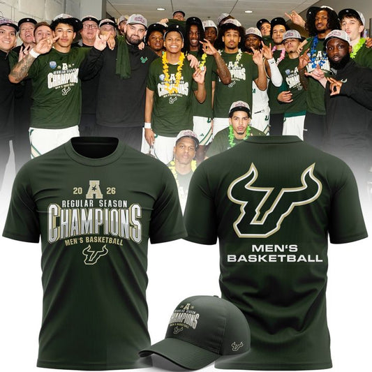 South Florida Bulls Men's Basketball Regular Season Champions T-shirt(v2)
