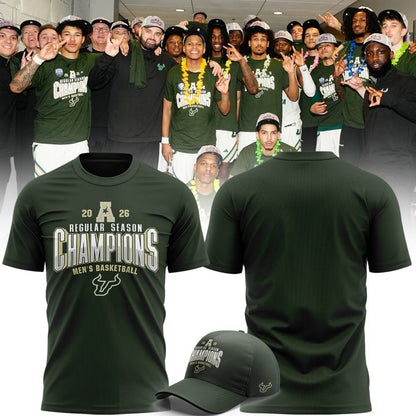 South Florida Bulls Men's Basketball Regular Season Champions T-shirt(v3)