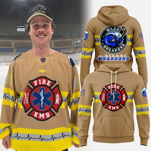 Biloxi Breakers 2026 First Responders Night Hoodie
