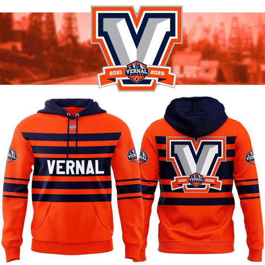 Vernal Oilers Orange Hoodie