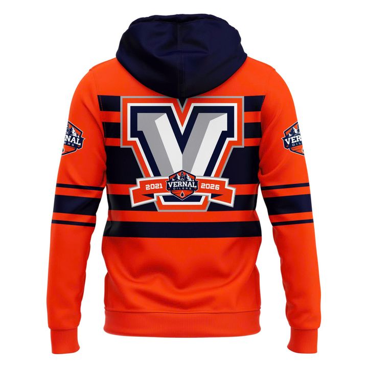 Vernal Oilers Orange Hoodie