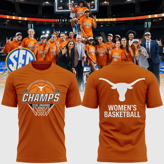 Texas Longhorns 2026 NCAA Women's Basketball Tournament March Madness Final Four T-Shirt