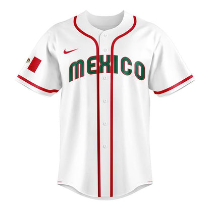 Mexico National Baseball Team 2026 World Baseball Classic Home Stadium Jersey - White