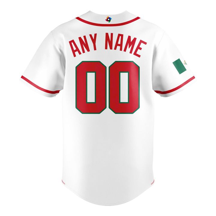 Mexico National Baseball Team 2026 World Baseball Classic Home Stadium Jersey - White